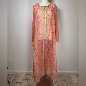 New! Eywasouls Malibu ‘Naomi’ Chiffon Maxi Dress Beach Coverup Women’s Size XS/S
